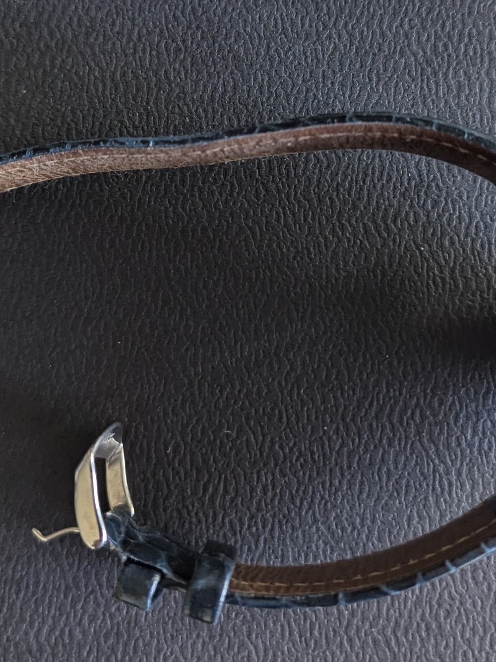 Movado Black Dial Diamond Bezel Watch with Black Strap - Picture 8 of 14